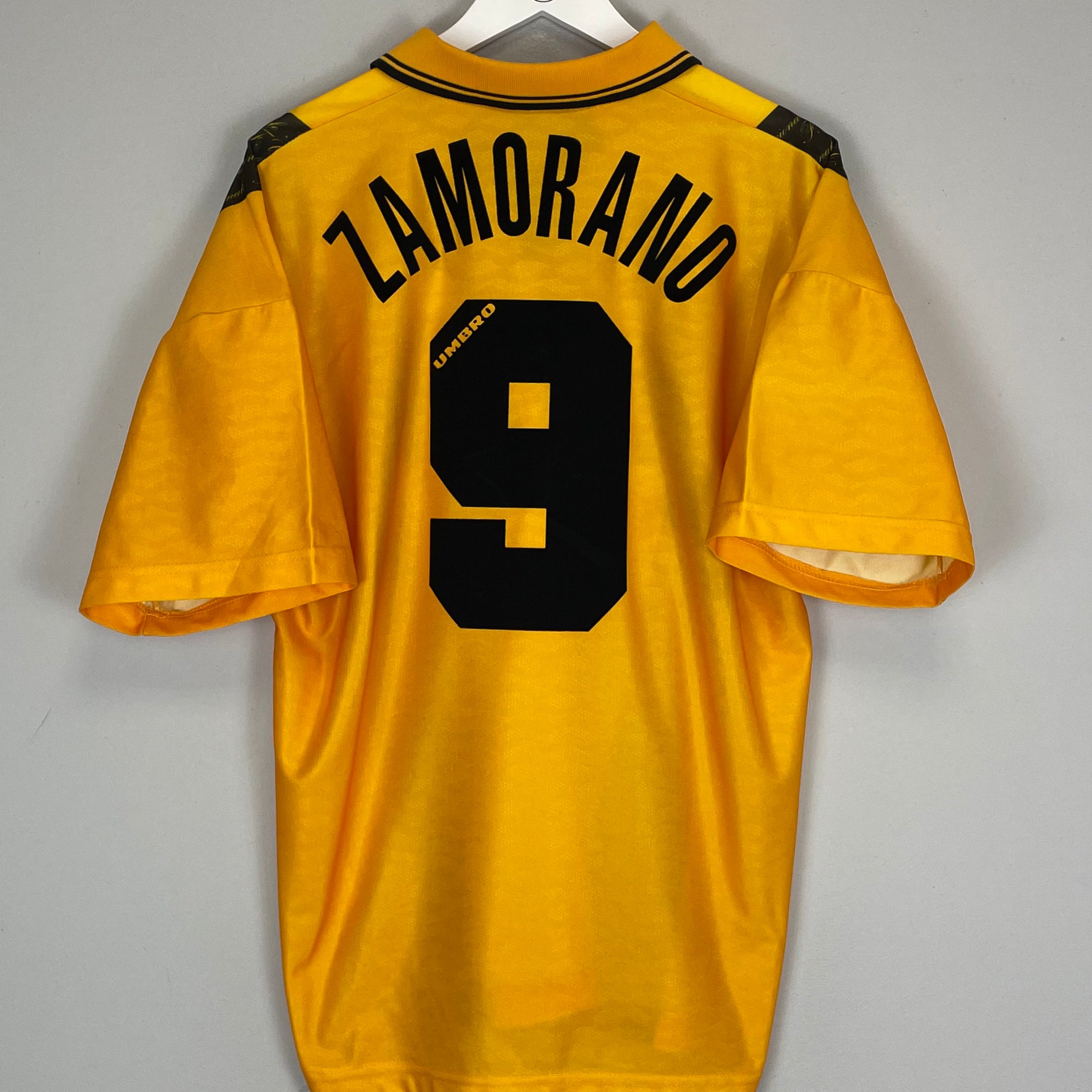 Shop 1996/97 INTER MILAN ZAMORANO #9 THIRD SHIRT (L) UMBRO, classic football shirts, vintage football shirts & retro soccer jerseys at Cult Kits