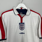 Shop 2003/05 ENGLAND HOME SHIRT (M) UMBRO, classic football shirts, vintage football shirts & retro soccer jerseys at Cult Kits