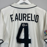 2002/03 VALENCIA F.AURELIO #4 HOME SHIRT (M) NIKE