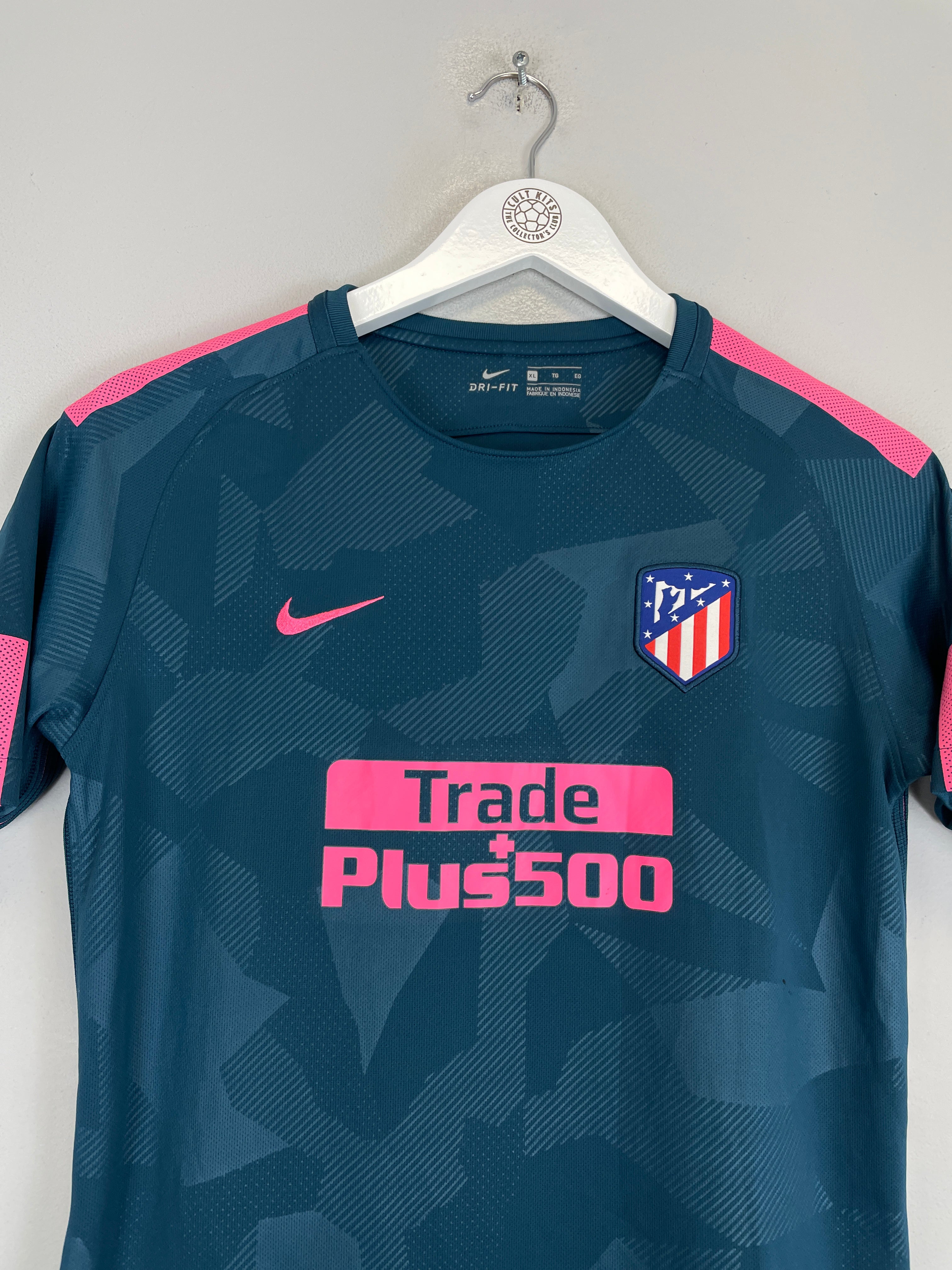 Shop 2017/18 ATLETICO MADRID THIRD SHIRT (XL.KIDS) NIKE, classic football shirts, vintage football shirts & retro soccer jerseys at Cult Kits