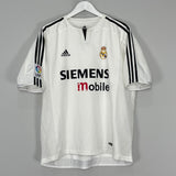 2004/05 REAL MADRID RONALDO #9 *PLAYER ISSUE* HOME SHIRT (L) ADIDAS