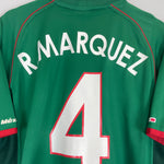Shop 2001/02 MEXICO R.MARQUEZ #4 HOME SHIRT (XXL) ATLETICA, classic football shirts, vintage football shirts & retro soccer jerseys at Cult Kits