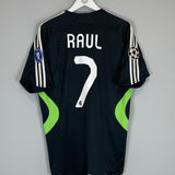 2007/08 REAL MADRID RAUL #7 C/L THIRD SHIRT (L) ADIDAS