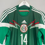 Shop 2014 MEXICO J.HERNANDEZ #14 HOME SHIRT (M) ADIDAS, classic football shirts, vintage football shirts & retro soccer jerseys at Cult Kits