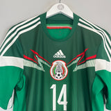 Shop 2014 MEXICO J.HERNANDEZ #14 HOME SHIRT (M) ADIDAS, classic football shirts, vintage football shirts & retro soccer jerseys at Cult Kits