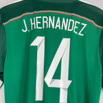 Shop 2014 MEXICO J.HERNANDEZ #14 HOME SHIRT (M) ADIDAS, classic football shirts, vintage football shirts & retro soccer jerseys at Cult Kits