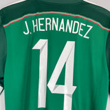 Shop 2014 MEXICO J.HERNANDEZ #14 HOME SHIRT (M) ADIDAS, classic football shirts, vintage football shirts & retro soccer jerseys at Cult Kits