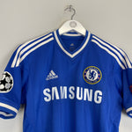 Shop 2013/14 CHELSEA HAZARD #17 C/L HOME SHIRT (XL.KIDS) ADIDAS, classic football shirts, vintage football shirts & retro soccer jerseys at Cult Kits
