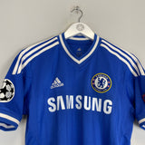 Shop 2013/14 CHELSEA HAZARD #17 C/L HOME SHIRT (XL.KIDS) ADIDAS, classic football shirts, vintage football shirts & retro soccer jerseys at Cult Kits