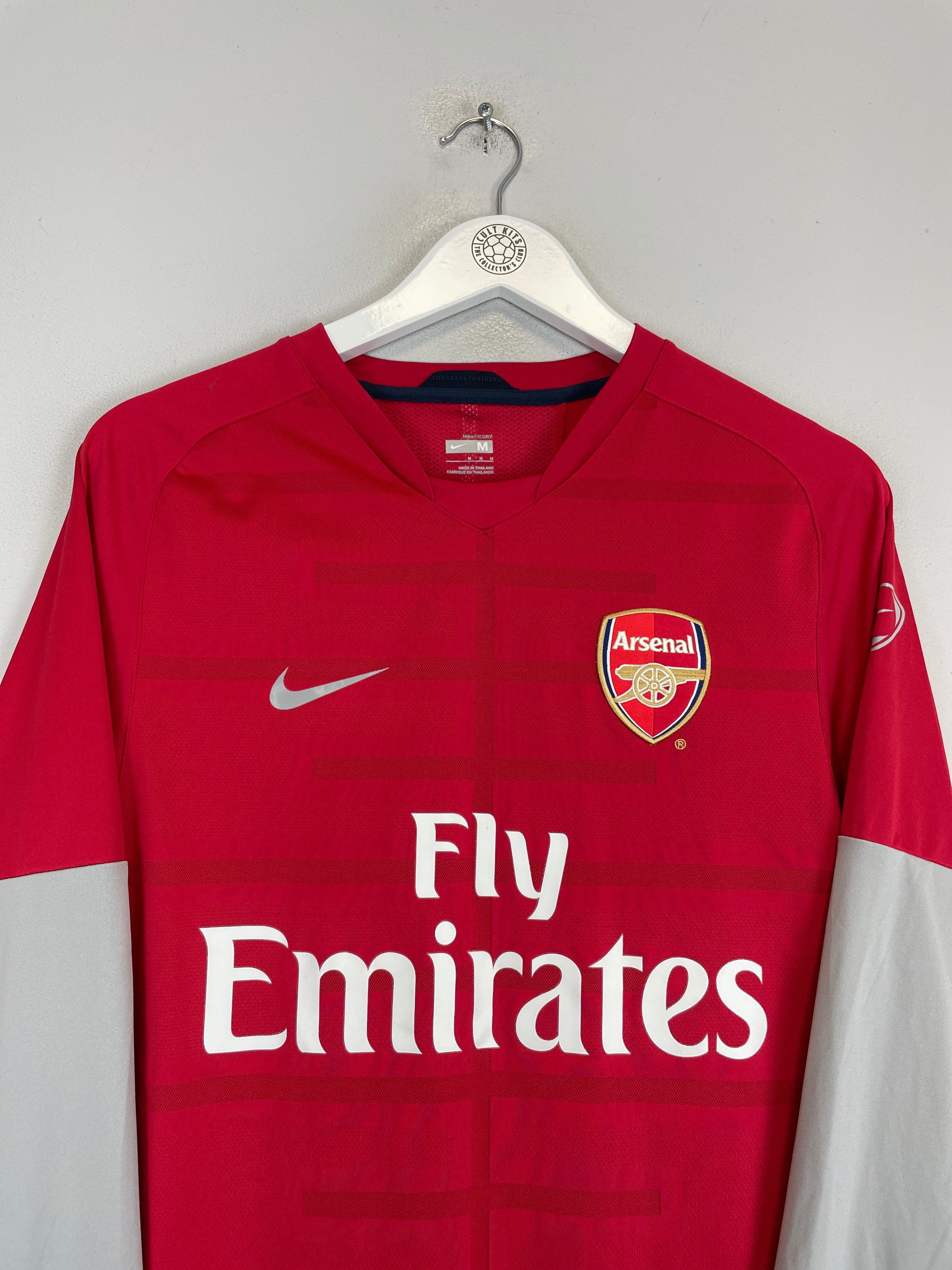 Shop 2009/10 ARSENAL TRAINING SHIRT (M) NIKE, classic football shirts, vintage football shirts & retro soccer jerseys at Cult Kits