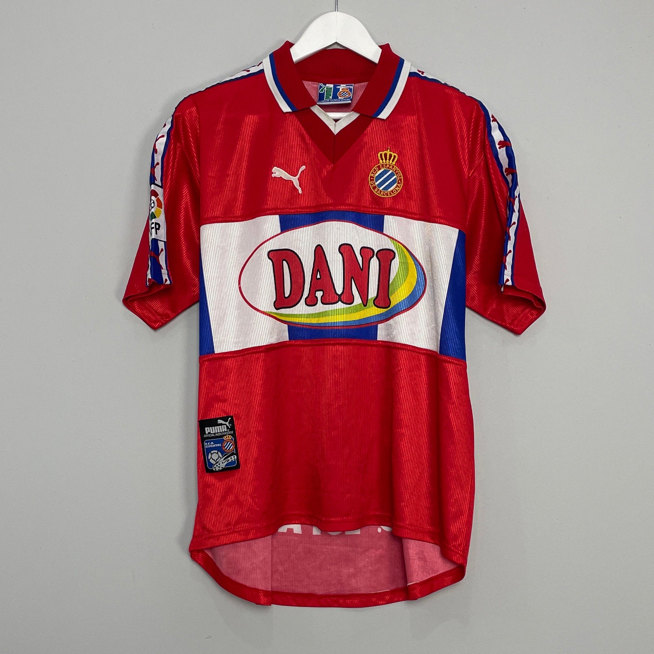 Shop 1998/99 ESPANYOL AWAY SHIRT (S) PUMA, classic football shirts, vintage football shirts & retro soccer jerseys at Cult Kits