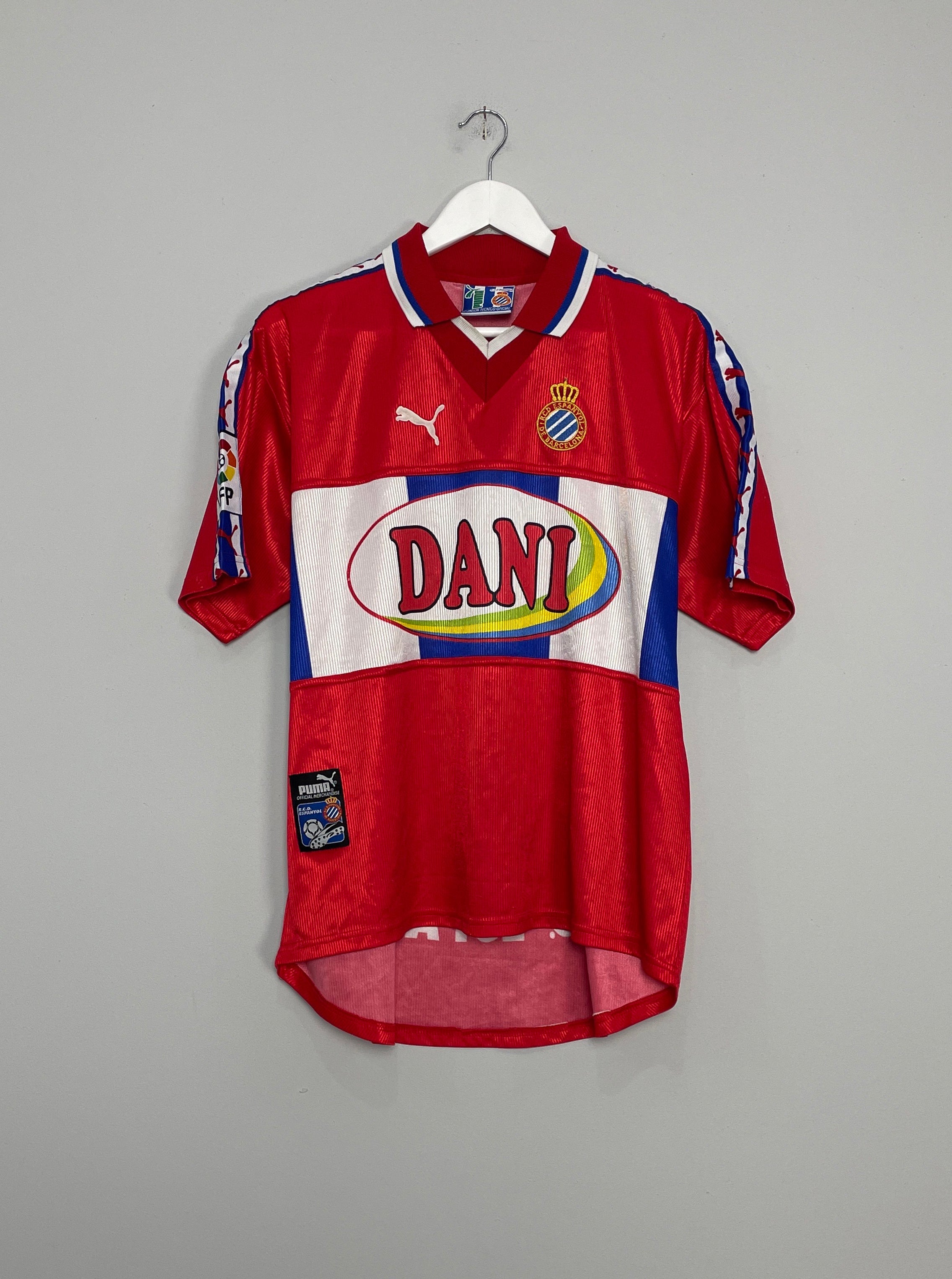 Shop 1998/99 ESPANYOL AWAY SHIRT (S) PUMA, classic football shirts, vintage football shirts & retro soccer jerseys at Cult Kits