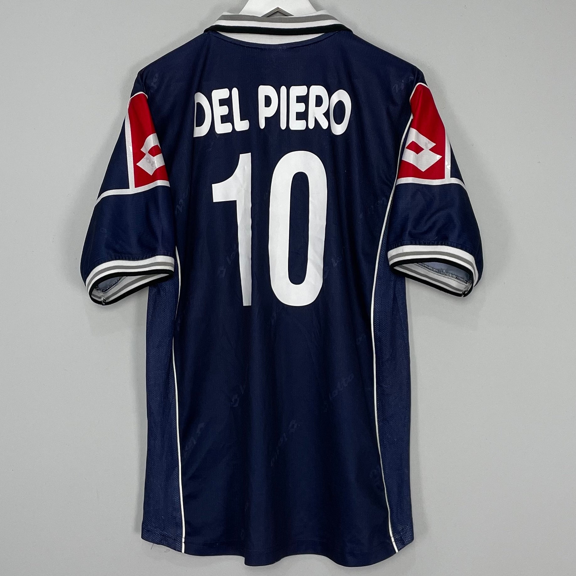 Shop 2000/01 JUVENTUS DEL PIERO #10 THIRD SHIRT (L) LOTTO, classic football shirts, vintage football shirts & retro soccer jerseys at Cult Kits