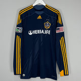 Shop 2013/15 LA GALAXY BECKHAM #23 *PLAYER ISSUE* L/S AWAY SHIRT (L) ADIDAS, classic football shirts, vintage football shirts & retro soccer jerseys at Cult Kits