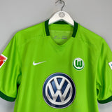 Shop 2016/17 WOLFSBURG GUILAVOGUI #23 HOME SHIRT (L) NIKE, classic football shirts, vintage football shirts & retro soccer jerseys at Cult Kits