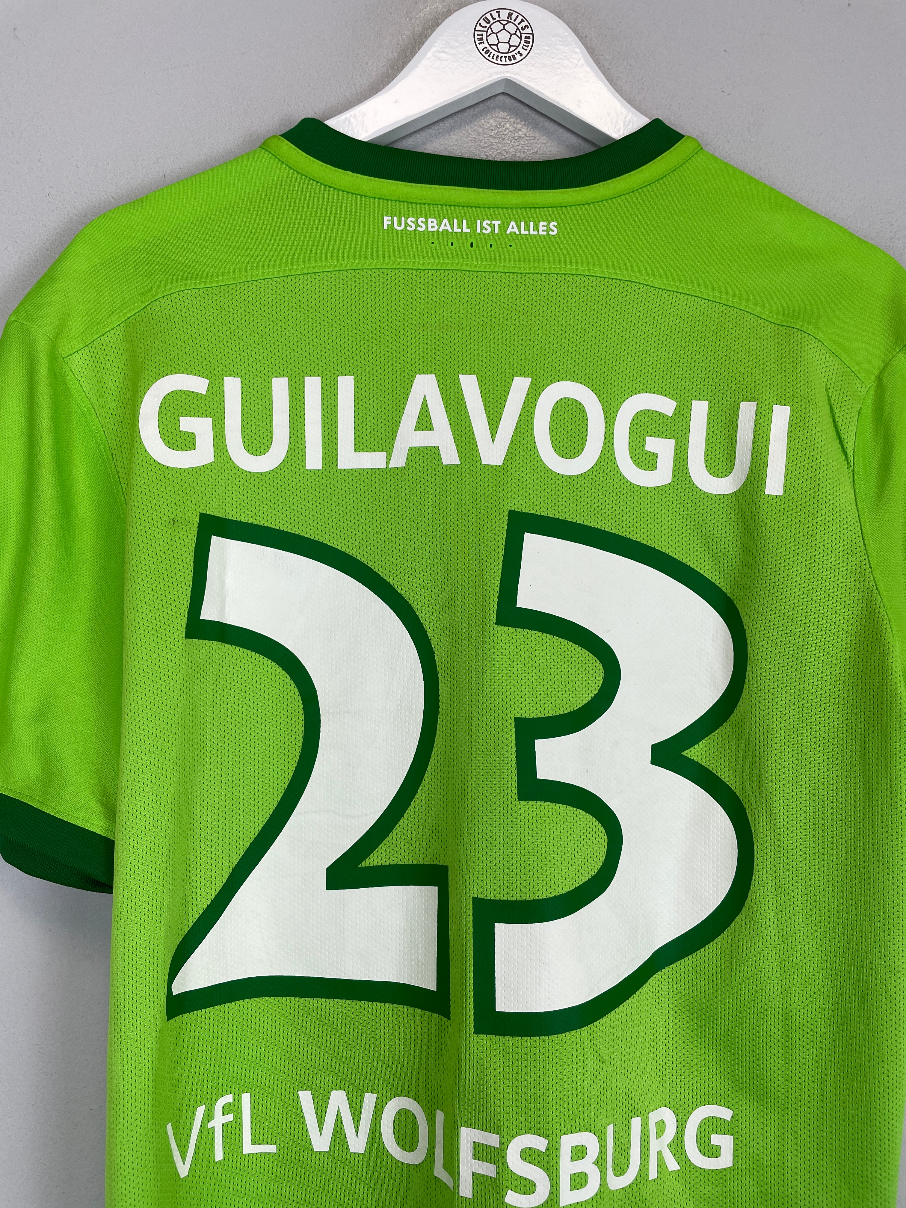 Shop 2016/17 WOLFSBURG GUILAVOGUI #23 HOME SHIRT (L) NIKE, classic football shirts, vintage football shirts & retro soccer jerseys at Cult Kits