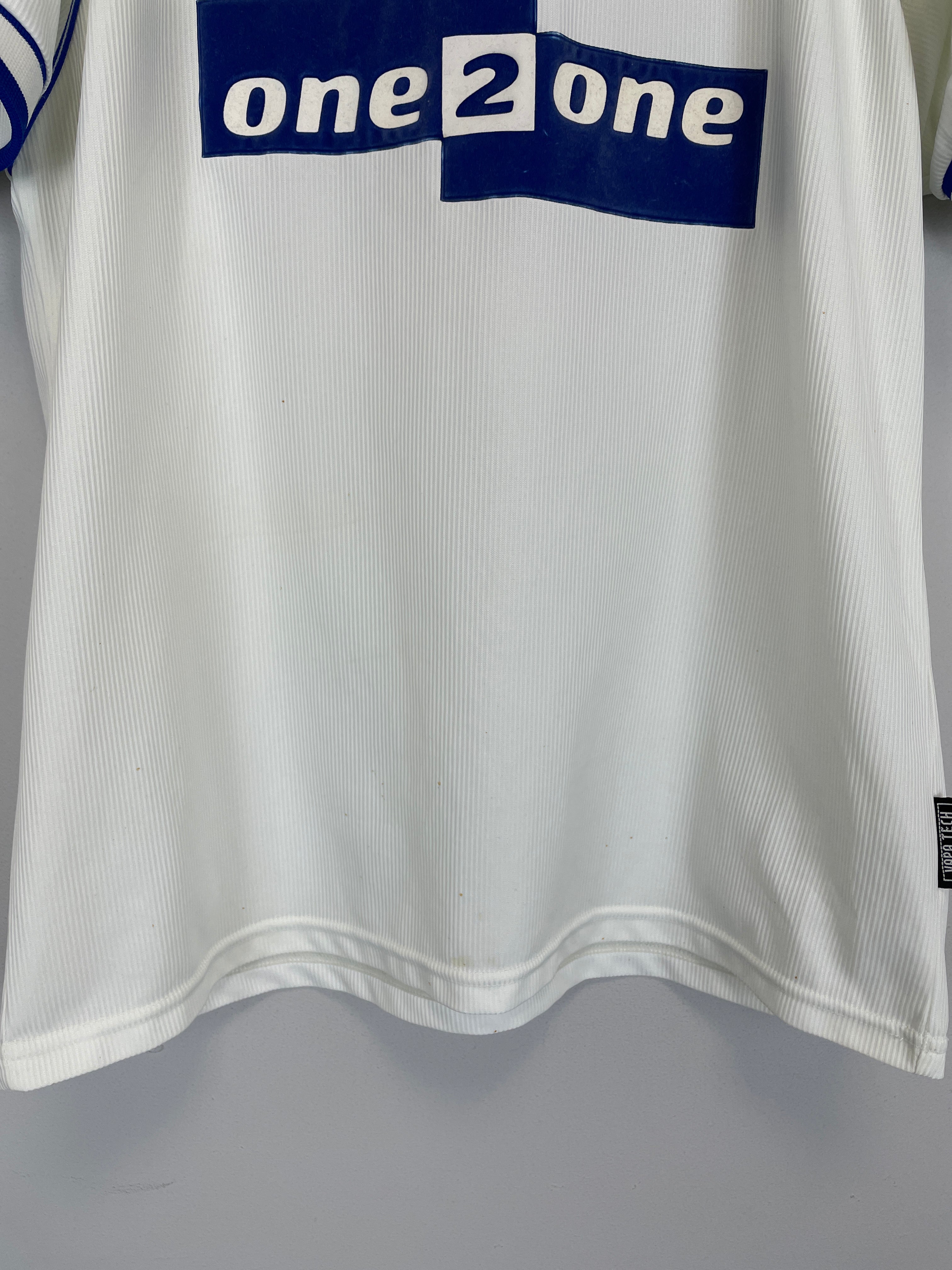 Shop 1998/99 EVERTON AWAY SHIRT (L) UMBRO, classic football shirts, vintage football shirts & retro soccer jerseys at Cult Kits