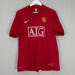 Shop 2007/09 MANCHESTER UNITED RONALDO #7 HOME SHIRT (L) NIKE, classic football shirts, vintage football shirts & retro soccer jerseys at Cult Kits