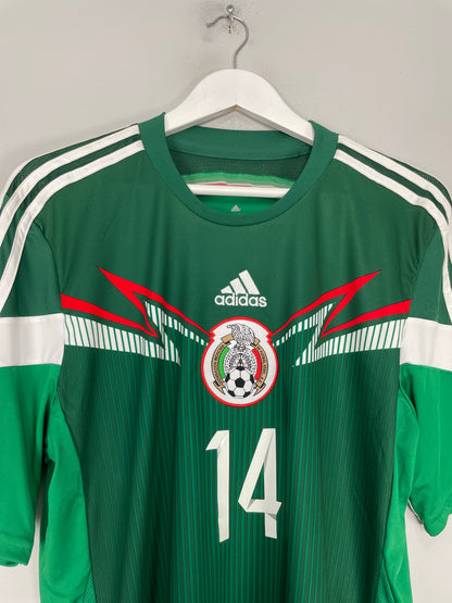 2014/15 MEXICO CHICHARITO #14 HOME SHIRT (L) ADIDAS