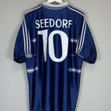 1998/99 REAL MADRID SEEDORF #20 AWAY SHIRT (XL) ADIDAS