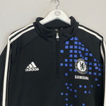 Shop 2011/12 CHELSEA 1/4 ZIP TRAINING TOP (L) ADIDAS, classic football shirts, vintage football shirts & retro soccer jerseys at Cult Kits