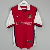 Shop 1999/00 ARSENAL HENRY #14 HOME SHIRT (M) NIKE, classic football shirts, vintage football shirts & retro soccer jerseys at Cult Kits