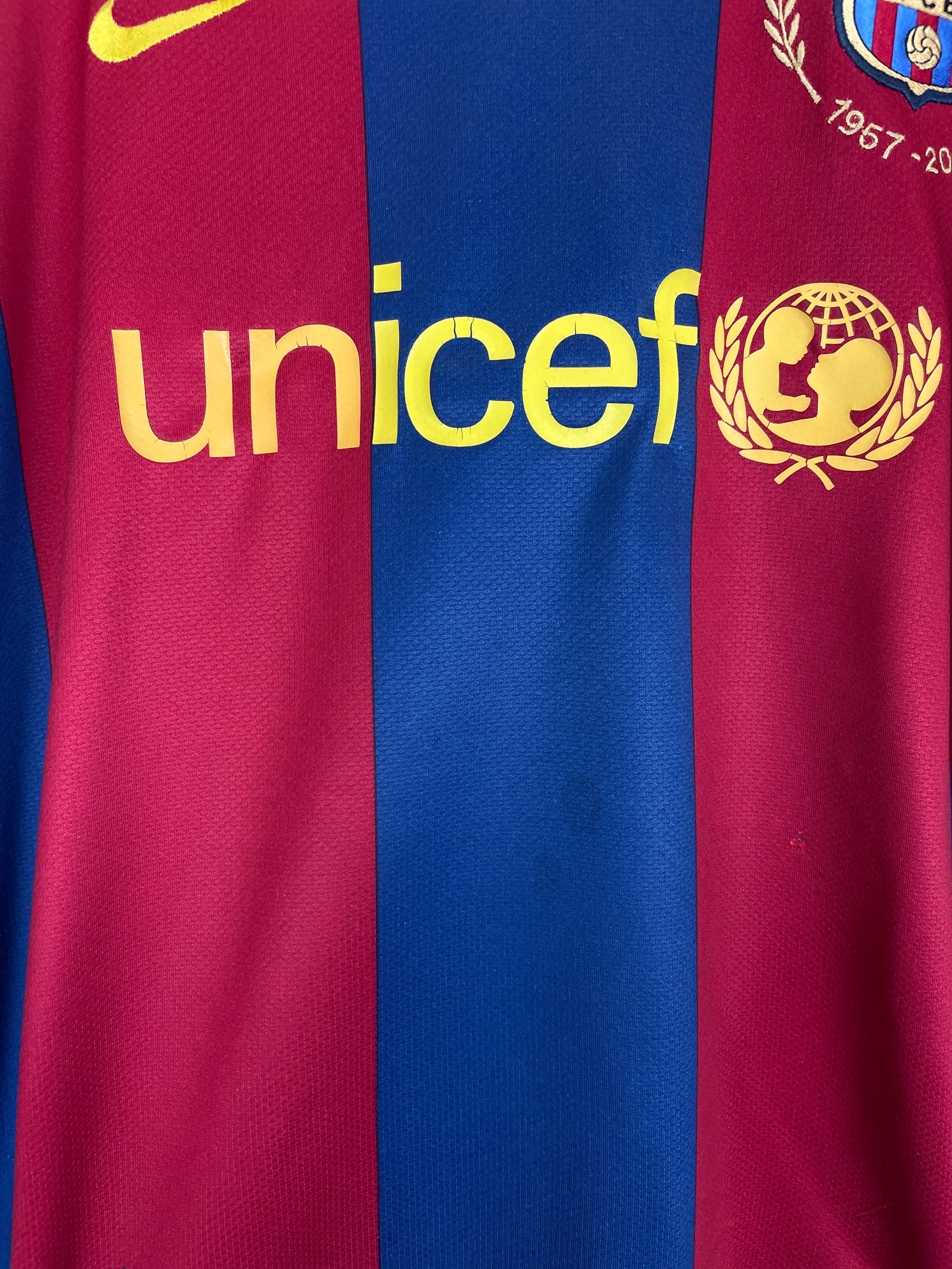 Shop 2007/08 BARCELONA RONALDINHO #10 HOME SHIRT (S) NIKE, classic football shirts, vintage football shirts & retro soccer jerseys at Cult Kits