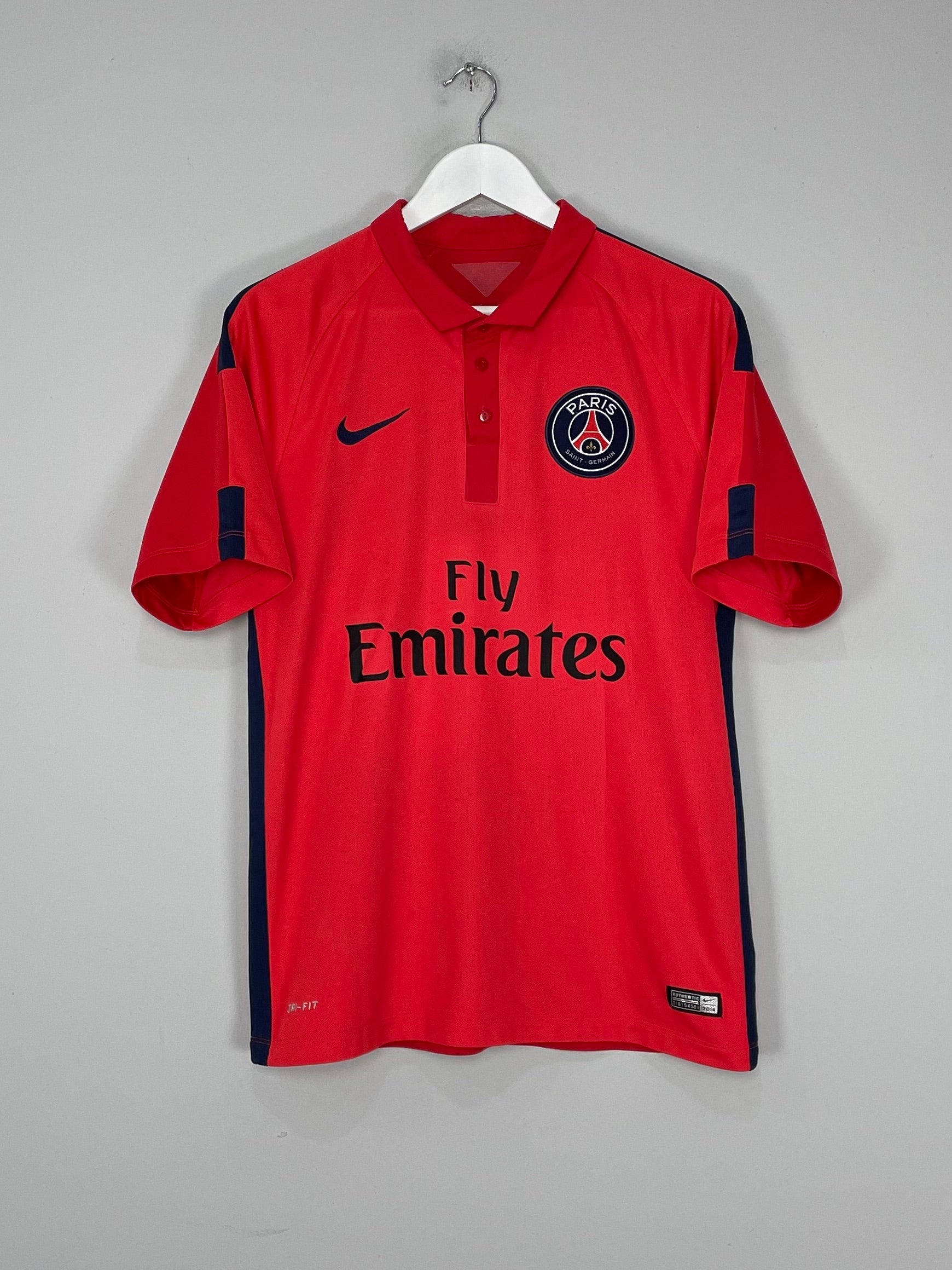 Shop 2014/15 PSG IBRAHIMOVIC #10 AWAY SHIRT (M) NIKE, classic football shirts, vintage football shirts & retro soccer jerseys at Cult Kits