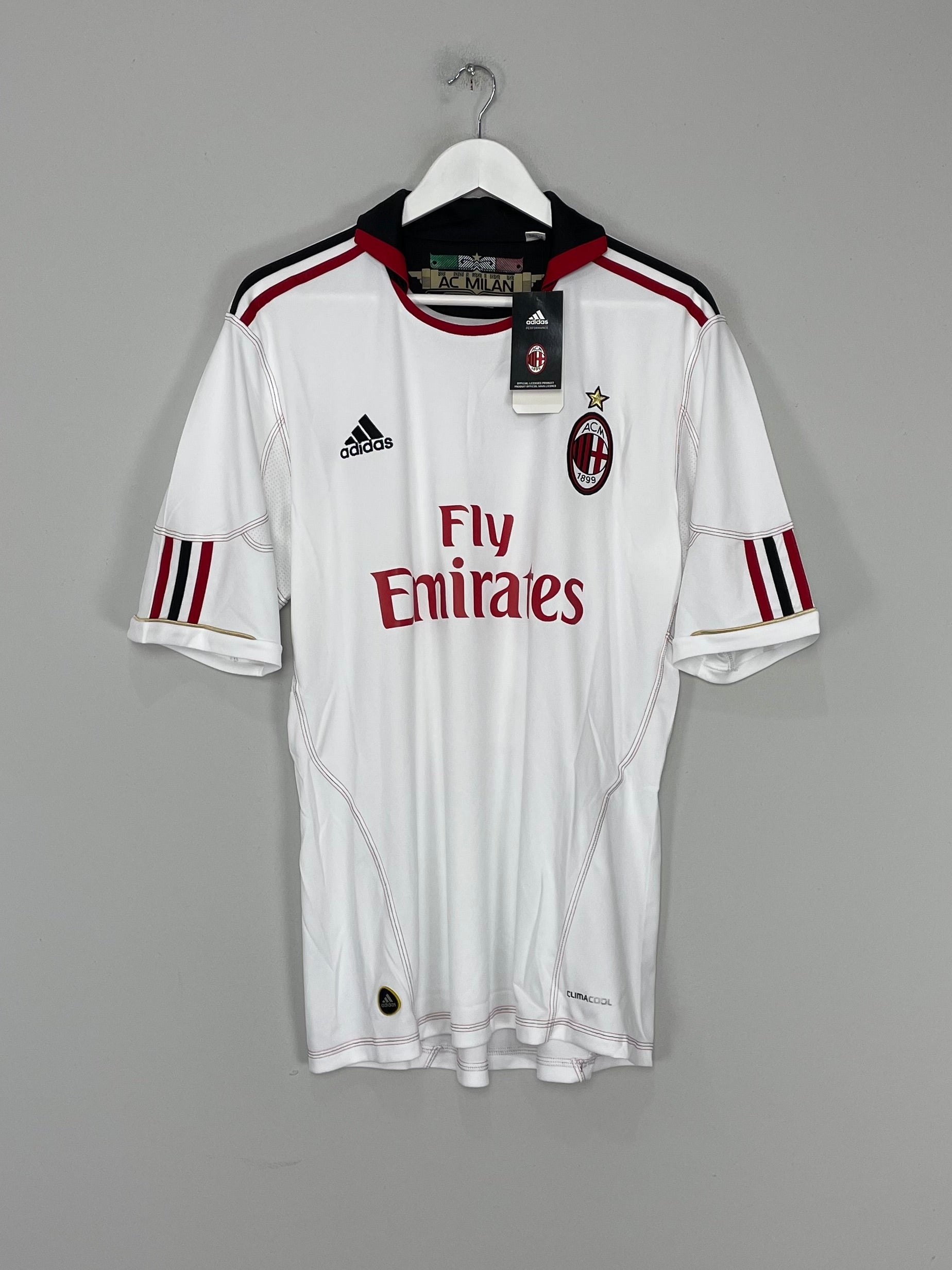 Shop 2010/11 AC MILAN RONALDINHO #80 *BNWT* AWAY SHIRT (L) ADIDAS, classic football shirts, vintage football shirts & retro soccer jerseys at Cult Kits