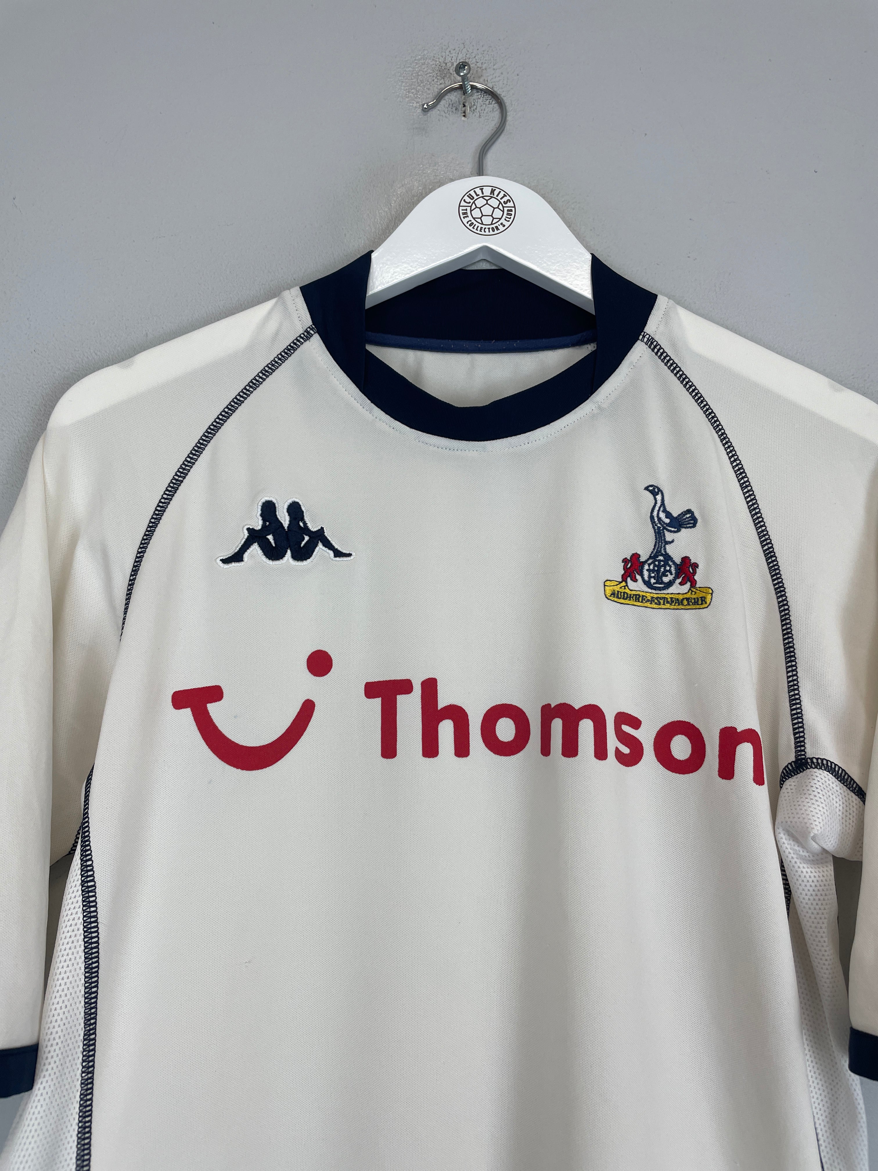 Shop 2002/04 TOTTENHAM HOME SHIRT (M) KAPPA, classic football shirts, vintage football shirts & retro soccer jerseys at Cult Kits