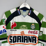 Shop 2003/04 SANTOS LAGUNA HOME SHIRT (M) ATLETICA, classic football shirts, vintage football shirts & retro soccer jerseys at Cult Kits