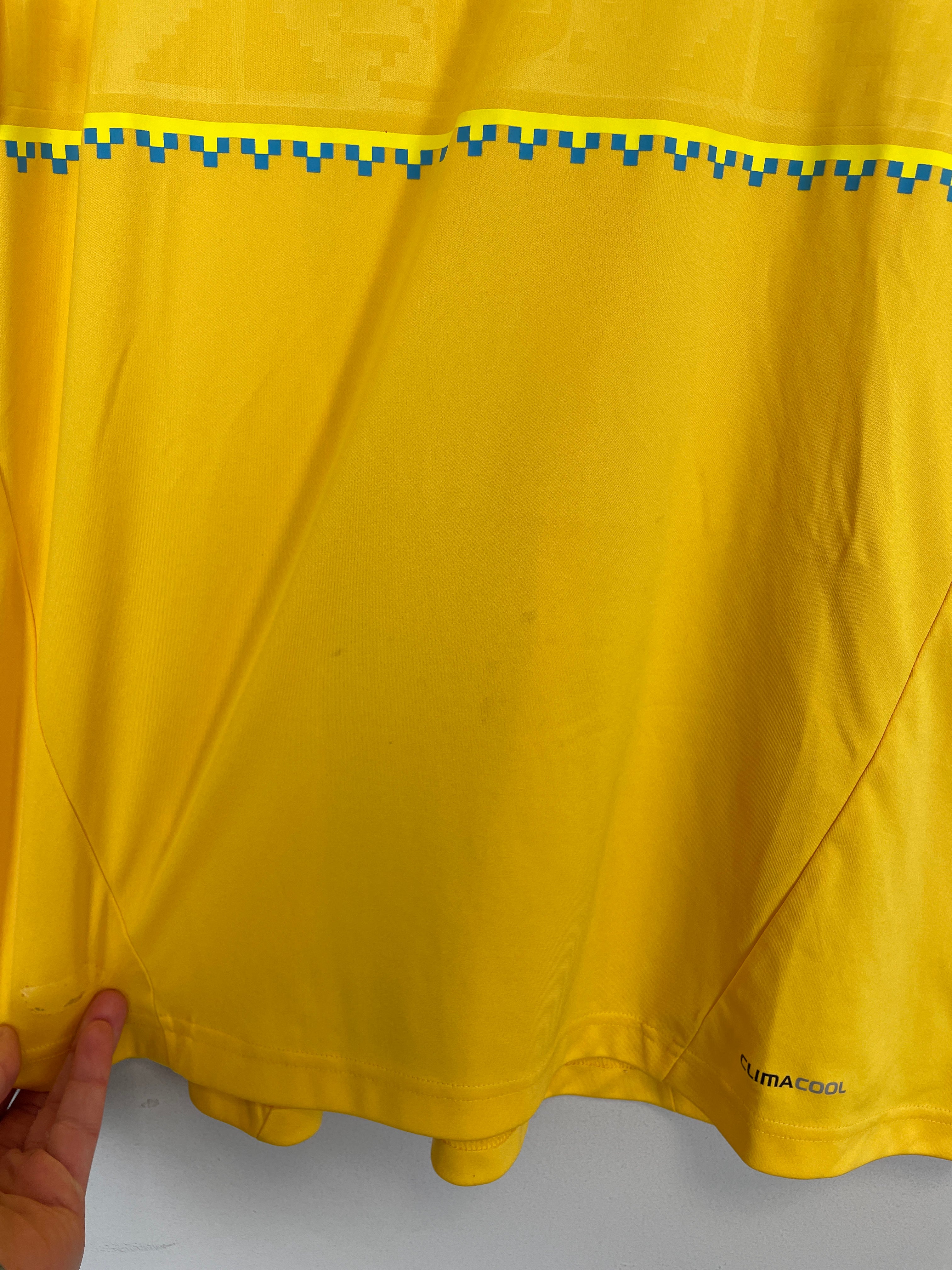 Shop 2011/12 UKRAINE SHEVCHENKO #7 HOME SHIRT (XL) ADIDAS, classic football shirts, vintage football shirts & retro soccer jerseys at Cult Kits