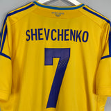 Shop 2011/12 UKRAINE SHEVCHENKO #7 HOME SHIRT (XL) ADIDAS, classic football shirts, vintage football shirts & retro soccer jerseys at Cult Kits