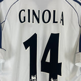 Shop 1999/01 TOTTENHAM GINOLA #14 HOME SHIRT (L) ADIDAS, classic football shirts, vintage football shirts & retro soccer jerseys at Cult Kits