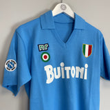 1987/88 Napoli #10 Maradona *BNWT* Reissue Home Shirt (Multiple Sizes) Ennerre