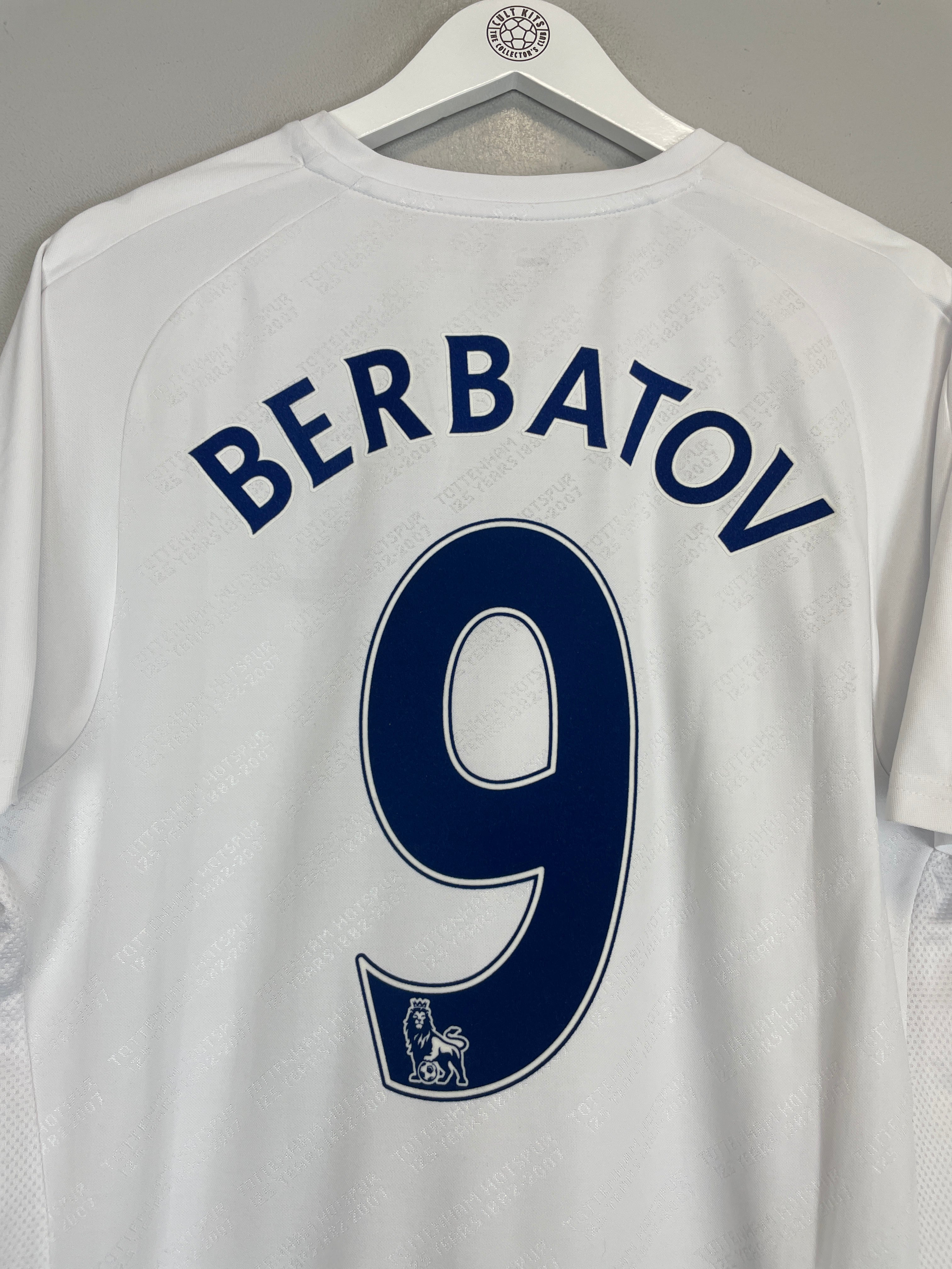 Shop 2007/08 TOTTENHAM BERBATOV #9 *125 YEARS* HOME SHIRT (L) PUMA, classic football shirts, vintage football shirts & retro soccer jerseys at Cult Kits