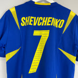2006/07 UKRAINE SHEVCHENKO #7 AWAY SHIRT (M) LOTTO