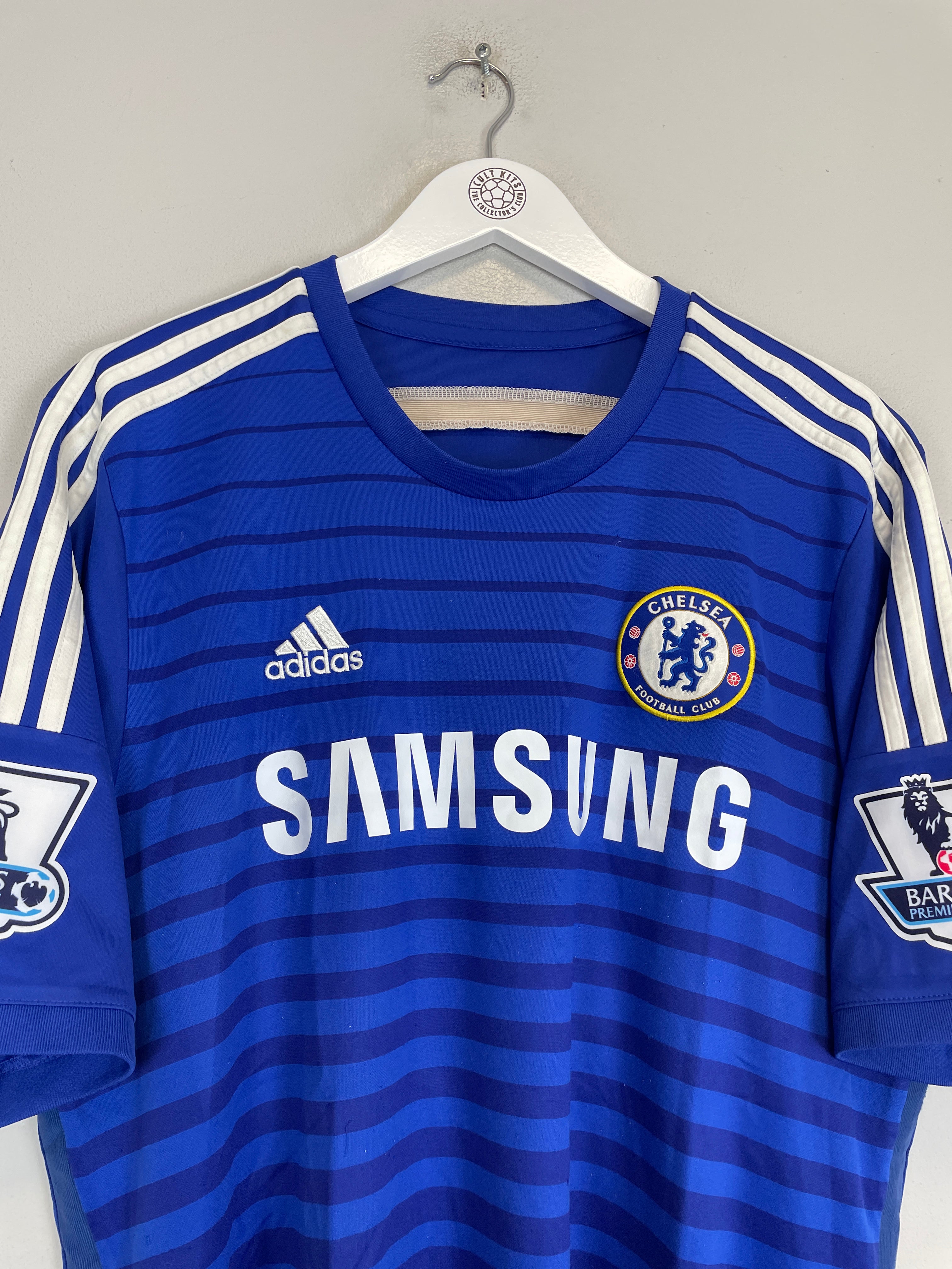 Shop 2014/15 CHELSEA OSCAR #8 HOME SHIRT (XL) ADIDAS, classic football shirts, vintage football shirts & retro soccer jerseys at Cult Kits