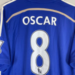 Shop 2014/15 CHELSEA OSCAR #8 HOME SHIRT (XL) ADIDAS, classic football shirts, vintage football shirts & retro soccer jerseys at Cult Kits