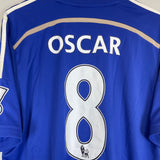 Shop 2014/15 CHELSEA OSCAR #8 HOME SHIRT (XL) ADIDAS, classic football shirts, vintage football shirts & retro soccer jerseys at Cult Kits