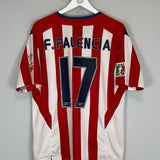 2004/05 CHIVAS GUADALAJARA F.PALENCIA #17  HOME SHIRT (L) REEBOK