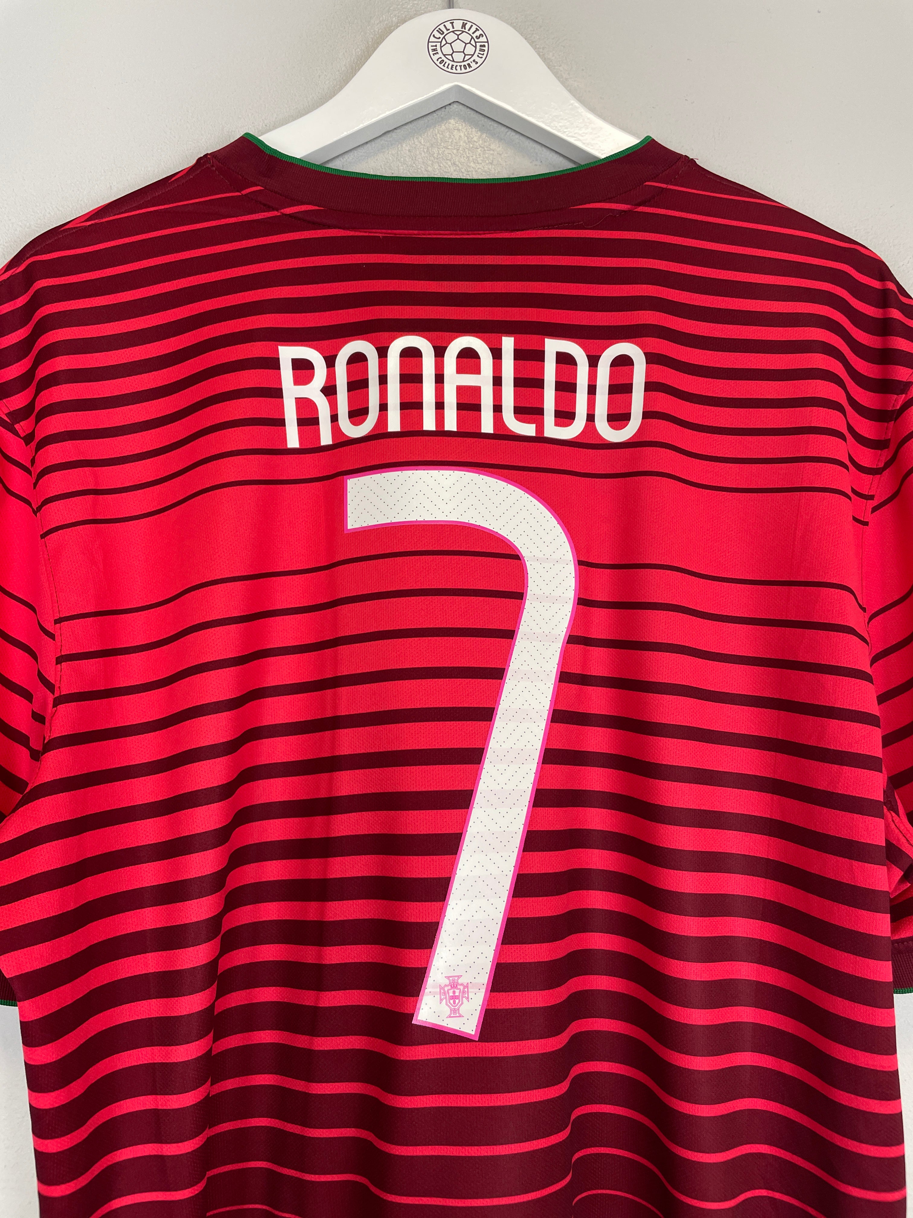 Shop 2014/15 PORTUGAL RONALDO #7 HOME SHIRT (XL) NIKE, classic football shirts, vintage football shirts & retro soccer jerseys at Cult Kits