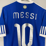 Shop 2010/11 ARGENTINA MESSI #10 AWAY SHIRT (M) ADIDAS, classic football shirts, vintage football shirts & retro soccer jerseys at Cult Kits