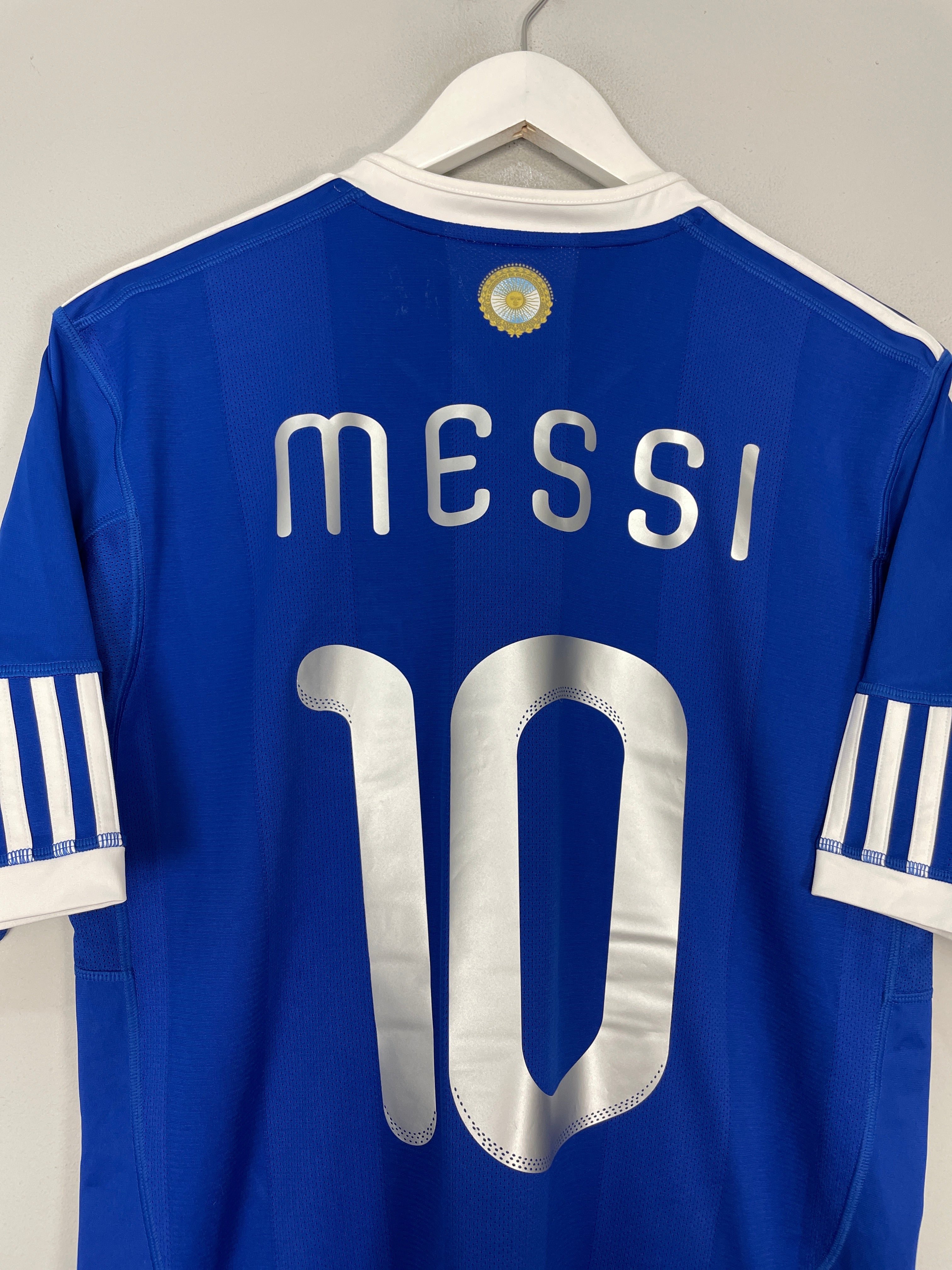 Shop 2010/11 ARGENTINA MESSI #10 AWAY SHIRT (M) ADIDAS, classic football shirts, vintage football shirts & retro soccer jerseys at Cult Kits