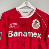 Shop 2009/10 TOLUCA *SQUAD SIGNED* BNWT HOME SHIRT (L) ATLETICA, classic football shirts, vintage football shirts & retro soccer jerseys at Cult Kits