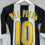 Shop 2004/05 JUVENTUS DEL PIERO #10 HOME SHIRT (M) NIKE, classic football shirts, vintage football shirts & retro soccer jerseys at Cult Kits