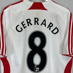 Shop 2007/08 LIVERPOOL GERRARD #8 AWAY SHIRT (M) ADIDAS, classic football shirts, vintage football shirts & retro soccer jerseys at Cult Kits