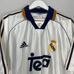 Shop 1998/00 REAL MADRID HOME SHIRT (L) ADIDAS, classic football shirts, vintage football shirts & retro soccer jerseys at Cult Kits