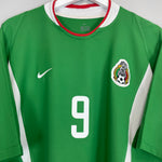 Shop 2003/04 MEXICO BORGETTI #9 HOME SHIRT (XL) NIKE, classic football shirts, vintage football shirts & retro soccer jerseys at Cult Kits