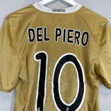 Shop 2008/10 JUVENTUS DEL PIERO #10 AWAY SHIRT (M) NIKE, classic football shirts, vintage football shirts & retro soccer jerseys at Cult Kits